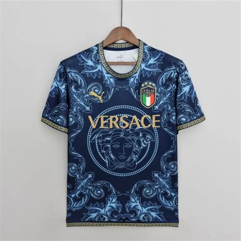 italia kit versace|2022/2023 Special Edition Versace X Italy Blue kit .